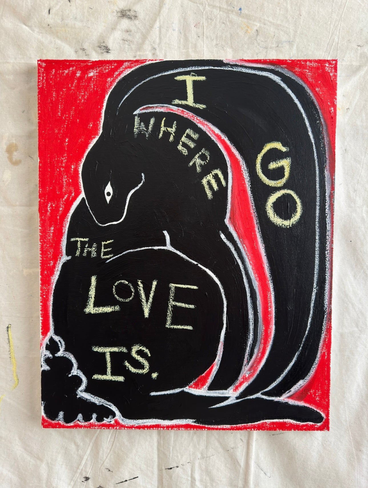 i go where the love is