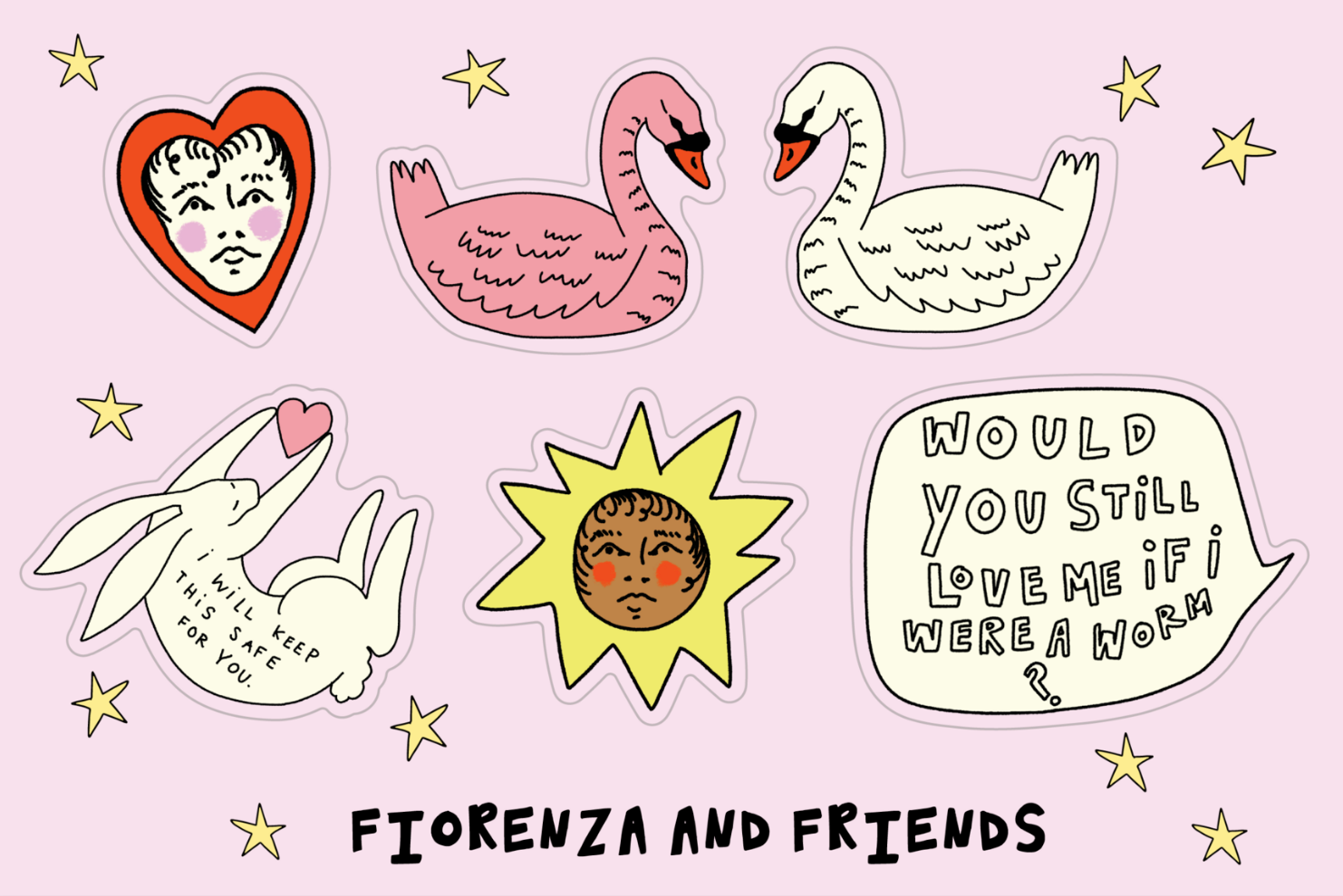 february sticker sheet