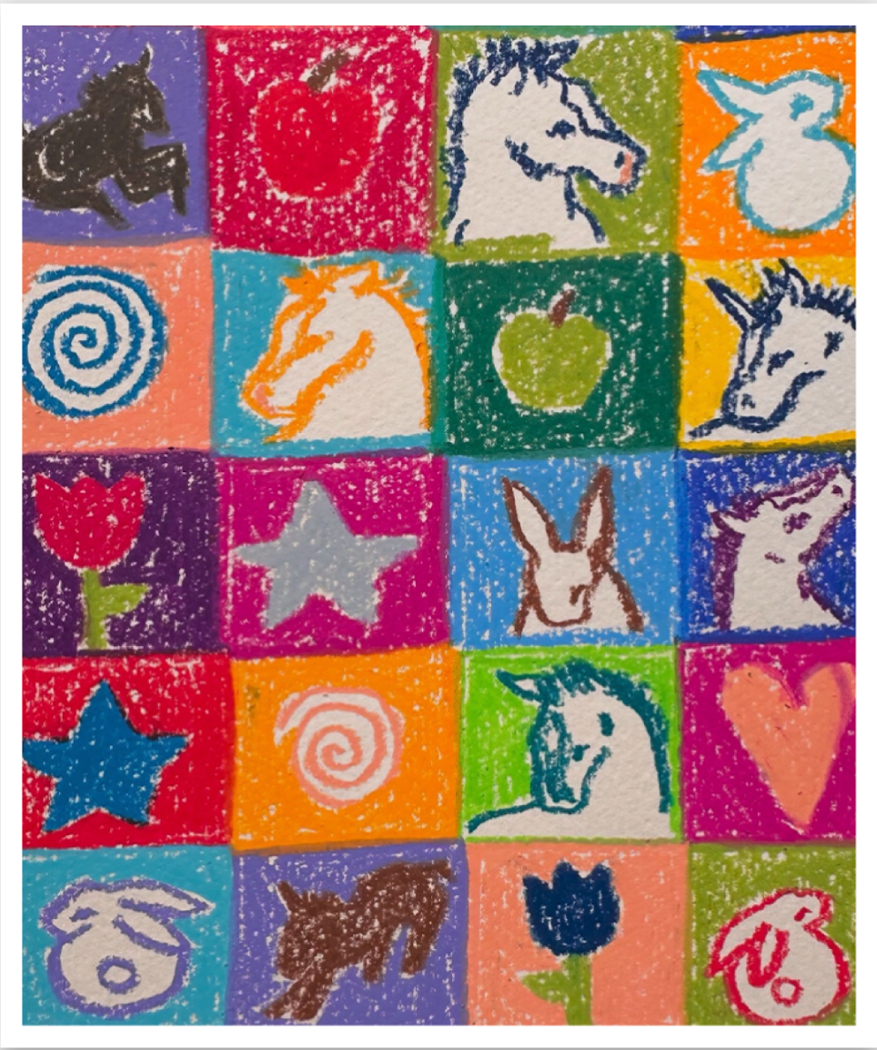 a happy patten sticker