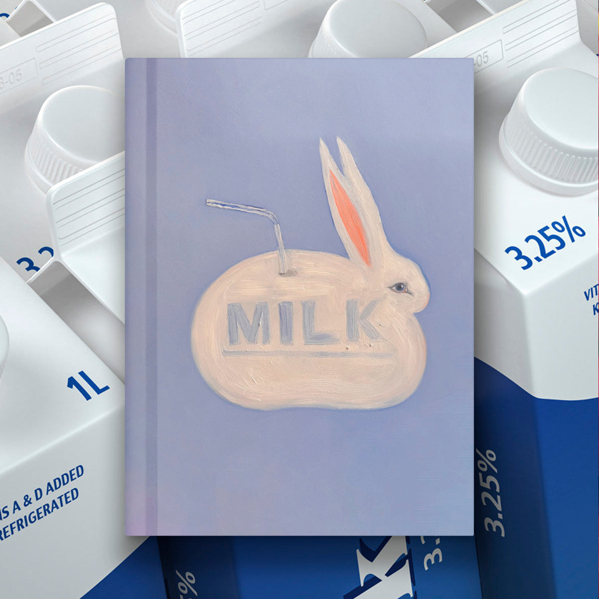 milk bun hardcover journal